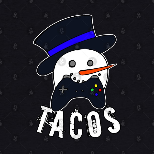 Snowman Gamer Face Tacos by MaystarUniverse